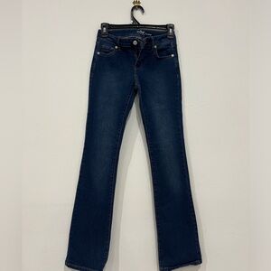 New York & Company Dark Blue Boot Cut Jeans
